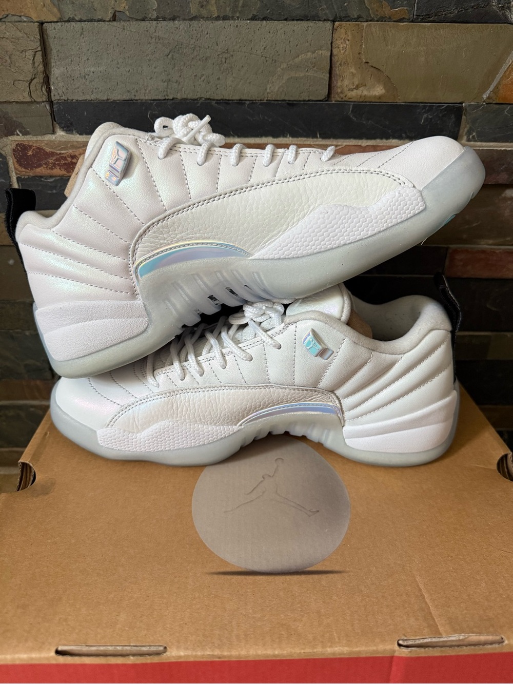 Air Jordan 12 Retro Low Easter Men's Size 9 White DB0733-190 FAST SHIPPING